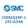 CDM2G20F-125J-A34A エアシリンダ(オートスイッチ付) (CDM2G20F-1~) SMC 15645822