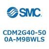 CDM2G40-500A-M9BWLS エアシリンダ(オートスイッチ付) (CDM2G40-5~) SMC 15713311