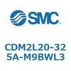 CDM2L20-325A-M9BWL3 エアシリンダ(オートスイッチ付) (CDM2L20-32~) SMC 16127264