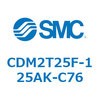 CDM2T25F-125AK-C76 エアシリンダ(オートスイッチ付) (CDM2T25F-1~) SMC 16458136
