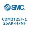 CDM2T25F-125AK-H7NF エアシリンダ(オートスイッチ付) (CDM2T25F-1~) SMC 16458197