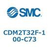 CDM2T32F-100-C73 エアシリンダ(オートスイッチ付) (CDM2T32F-100~) SMC 16479583