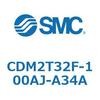 CDM2T32F-100AJ-A34A エアシリンダ(オートスイッチ付) (CDM2T32F-100~) SMC 16479933