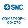 CDM2T40F-100-C76 エアシリンダ(オートスイッチ付) (CDM2T40F-100~) SMC 16503541
