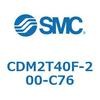 CDM2T40F-200-C76 エアシリンダ(オートスイッチ付) (CDM2T40F-200~) SMC 16506962