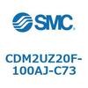 CDM2UZ20F-100AJ-C73 エアシリンダ(オートスイッチ付) (CDM2UZ20F-1~) SMC 16525275