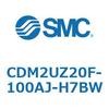 CDM2UZ20F-100AJ-H7BW エアシリンダ(オートスイッチ付) (CDM2UZ20F-1~) SMC 16525336