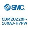CDM2UZ20F-100AJ-H7PW エアシリンダ(オートスイッチ付) (CDM2UZ20F-1~) SMC 16525372