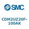 CDM2UZ20F-100AK エアシリンダ(オートスイッチ付) (CDM2UZ20F-1~) SMC 16525381