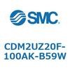 CDM2UZ20F-100AK-B59W エアシリンダ(オートスイッチ付) (CDM2UZ20F-1~) SMC 16525397
