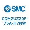 CDM2UZ20F-75A-H7NW エアシリンダ(オートスイッチ付) (CDM2UZ20F-75~) SMC 16532853