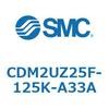 CDM2UZ25F-125K-A33A エアシリンダ(オートスイッチ付) (CDM2UZ25F-1~) SMC 16546056