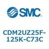 CDM2UZ25F-125K-C73C エアシリンダ(オートスイッチ付) (CDM2UZ25F-1~) SMC 16546117