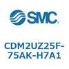 CDM2UZ25F-75AK-H7A1 エアシリンダ(オートスイッチ付) (CDM2UZ25F-75~) SMC 16552383