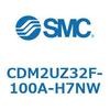 CDM2UZ32F-100A-H7NW エアシリンダ(オートスイッチ付) (CDM2UZ32F-100~) SMC 16566715