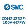 CDM2UZ32F-100A-H7PW エアシリンダ(オートスイッチ付) (CDM2UZ32F-100~) SMC 16566724