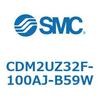 CDM2UZ32F-100AJ-B59W エアシリンダ(オートスイッチ付) (CDM2UZ32F-100~) SMC 16566794