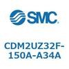 CDM2UZ32F-150A-A34A エアシリンダ(オートスイッチ付) (CDM2UZ32F-150~) SMC 16568851