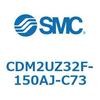 CDM2UZ32F-150AJ-C73 エアシリンダ(オートスイッチ付) (CDM2UZ32F-150~) SMC 16569086