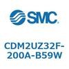 CDM2UZ32F-200A-B59W エアシリンダ(オートスイッチ付) (CDM2UZ32F-200~) SMC 16570023