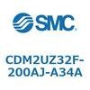 CDM2UZ32F-200AJ-A34A エアシリンダ(オートスイッチ付) (CDM2UZ32F-200~) SMC 16570181