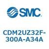 CDM2UZ32F-300A-A34A エアシリンダ(オートスイッチ付) (CDM2UZ32F-300~) SMC 16573112