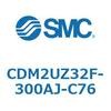 CDM2UZ32F-300AJ-C76 エアシリンダ(オートスイッチ付) (CDM2UZ32F-300~) SMC 16573365