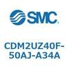 CDM2UZ40F-50AJ-A34A エアシリンダ(オートスイッチ付) (CDM2UZ40F-5~) SMC 16597664