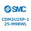 CDM2U25P-125-M9BWL エアシリンダ(オートスイッチ付) (CDM2U25P-~) SMC 16647477