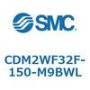 CDM2WF32F-150-M9BWL エアシリンダ(オートスイッチ付) (CDM2WF32~) SMC 16724032