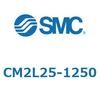 CM2L25-1250 標準形エアシリンダ(丸形)(CM2L25-1~) SMC 17018276
