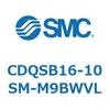 CDQSB16-10SM-M9BWVL ���`�V�����_/�R���p�N�g�^�C�v CQS�V���[�Y(CDQSB16-10S�`) SMC 17447516