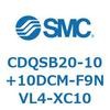 CDQSB20-10+10DCM-F9NVL4-XC10 ���`�V�����_/�R���p�N�g�^�C�v CQS�V���[�Y(CDQSB20-10+�`) SMC 17467791