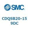 CDQSB20-159DC 薄形シリンダ/コンパクトタイプ CQSシリーズ(CDQSB20-159DC~) SMC 17477153
