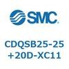 CDQSB25-25+20D-XC11 ���`�V�����_/�R���p�N�g�^�C�v CQS�V���[�Y(CDQSB25-25�`) SMC 17510805