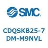 薄形シリンダ/コンパクトタイプ CQSシリーズ(CDQSKB25-7DM-M9NVL～) SMC