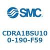 CDRA1BSU100-190-F59 ロータリアクチュエータ ラックピニオンタイプ (CDRA1BSU100-~) SMC 19320156