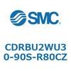CDRBU2WU30-90S-R80CZ �t���[�}�E���g�`���[�^���A�N�`���G�[�^ �x�[���^�C�v  (CDRBU2WU30-�`) SMC 19382212