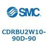 CDRBU2W10-90D-90 �t���[�}�E���g�`���[�^���A�N�`���G�[�^ �x�[���^�C�v  (CDRBU2W1�`) SMC 19383533