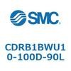 CDRB1BWU10-100D-90L ���[�^���A�N�`���G�[�^ �x�[���^�C�v (CDRB1BWU1�`) SMC 19387401
