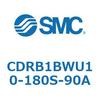 CDRB1BWU10-180S-90A ���[�^���A�N�`���G�[�^ �x�[���^�C�v (CDRB1BWU1�`) SMC 19387557