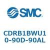 CDRB1BWU10-90D-90AL ���[�^���A�N�`���G�[�^ �x�[���^�C�v (CDRB1BWU1�`) SMC 19387907