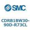 CDRB1BW30-90D-R73CL ���[�^���A�N�`���G�[�^ �x�[���^�C�v (CDRB1BW30-�`) SMC 19395957