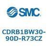 CDRB1BW30-90D-R73CZ ���[�^���A�N�`���G�[�^ �x�[���^�C�v (CDRB1BW30-�`) SMC 19395975