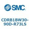 CDRB1BW30-90D-R73LS ���[�^���A�N�`���G�[�^ �x�[���^�C�v (CDRB1BW30-�`) SMC 19395993
