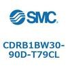 CDRB1BW30-90D-T79CL ���[�^���A�N�`���G�[�^ �x�[���^�C�v (CDRB1BW30-�`) SMC 19396115
