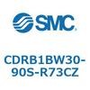 CDRB1BW30-90S-R73CZ ���[�^���A�N�`���G�[�^ �x�[���^�C�v (CDRB1BW30-�`) SMC 19396203