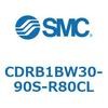 CDRB1BW30-90S-R80CL ���[�^���A�N�`���G�[�^ �x�[���^�C�v (CDRB1BW30-�`) SMC 19396264
