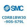 CDRB1BW30-90S-S79L ���[�^���A�N�`���G�[�^ �x�[���^�C�v (CDRB1BW30-�`) SMC 19396325