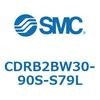 CDRB2BW30-90S-S79L ���[�^���A�N�`���G�[�^ �x�[���^�C�v (CDRB2BW30-�`) SMC 19412127